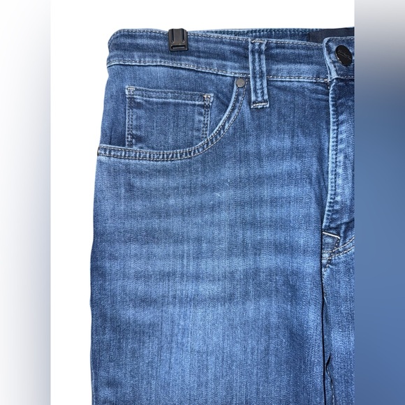 34 Heritage Charisma Relaxed Classic Straight Leg Jeans Dark Blue Mens 32x34 - Picture 3 of 14